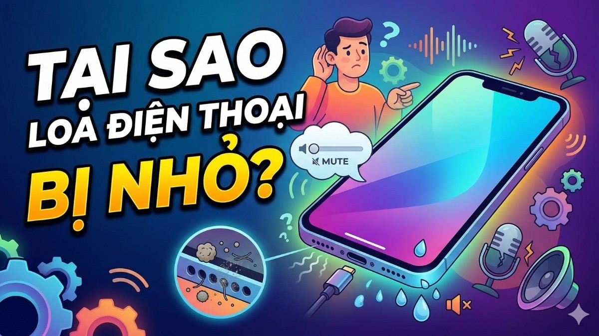 Tại sao loa điện thoại bị nhỏ? Cách khắc phục hiệu quả